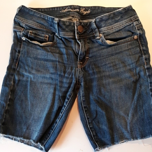 American Eagle 4 denim cut offs - Picture 1 of 4